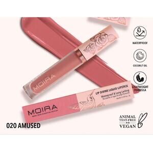 K-Care: Moira Lip Divine Liquid Lipstick *20 Amused*Moisturizing*Korean Makeup